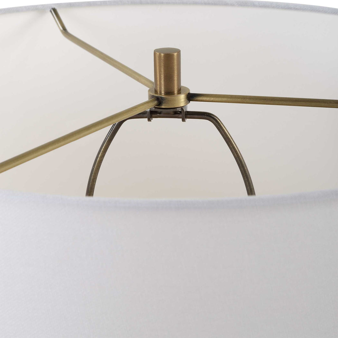 American Home Furniture Uttermost Vieste White Table Lamp