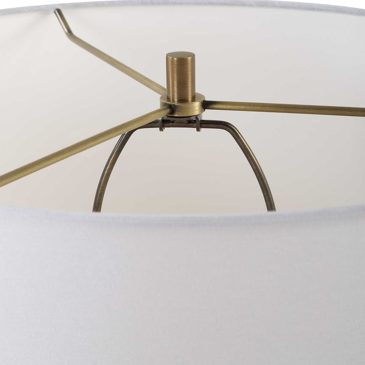 American Home Furniture Uttermost Vieste White Table Lamp