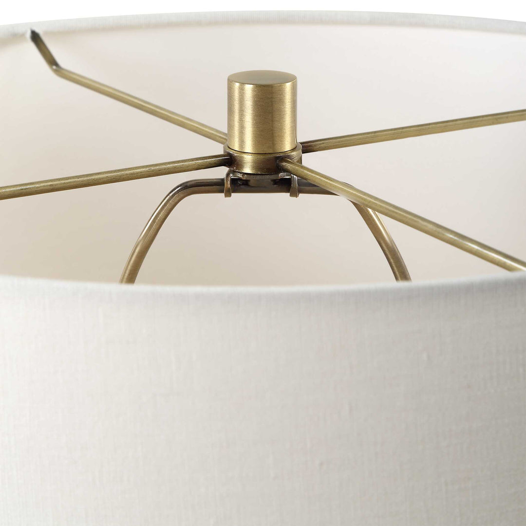 American Home Furniture Uttermost Plinth White Marble Table Lamp