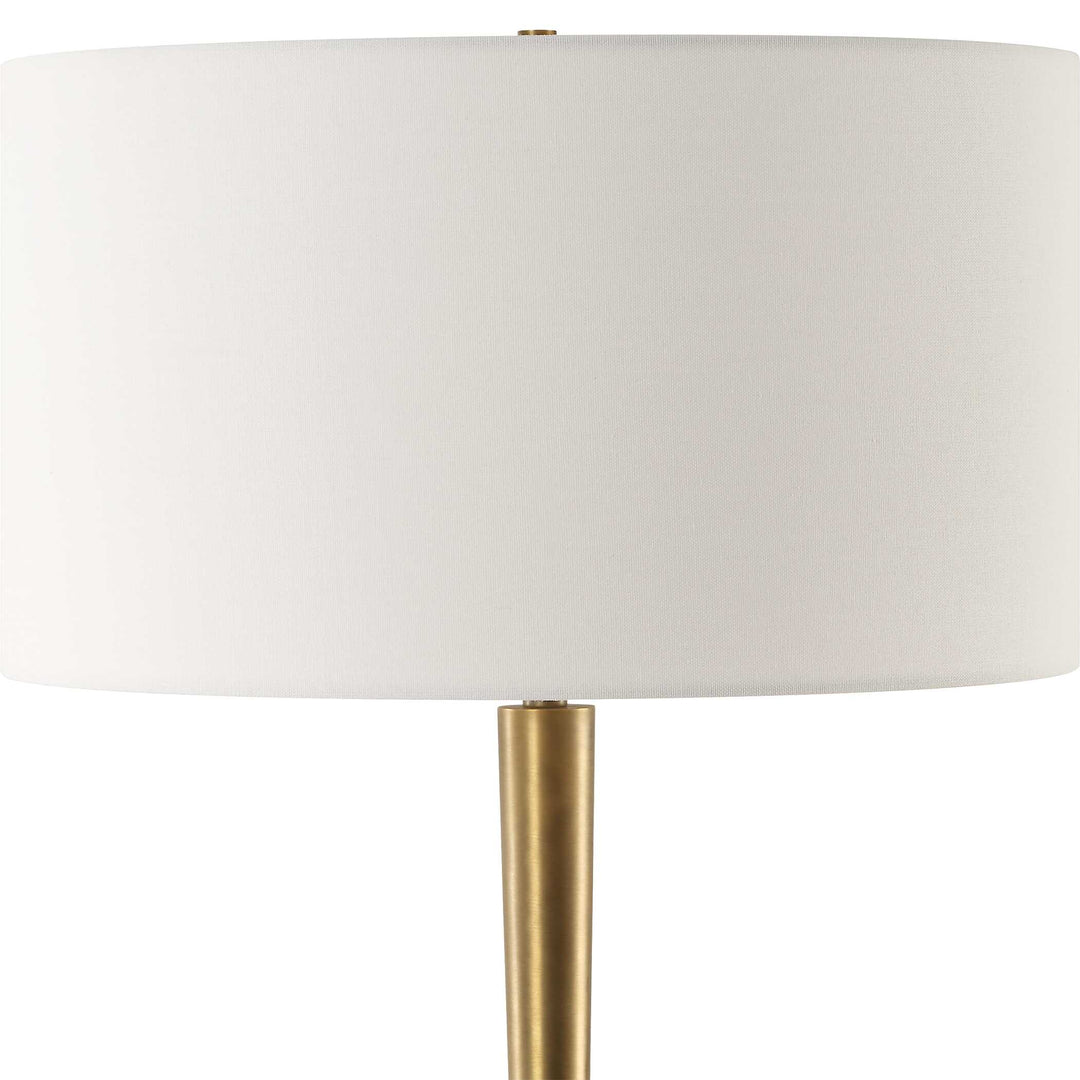 American Home Furniture Uttermost Avola White Marble Table Lamp