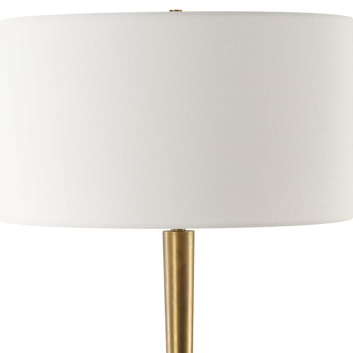 American Home Furniture Uttermost Avola White Marble Table Lamp
