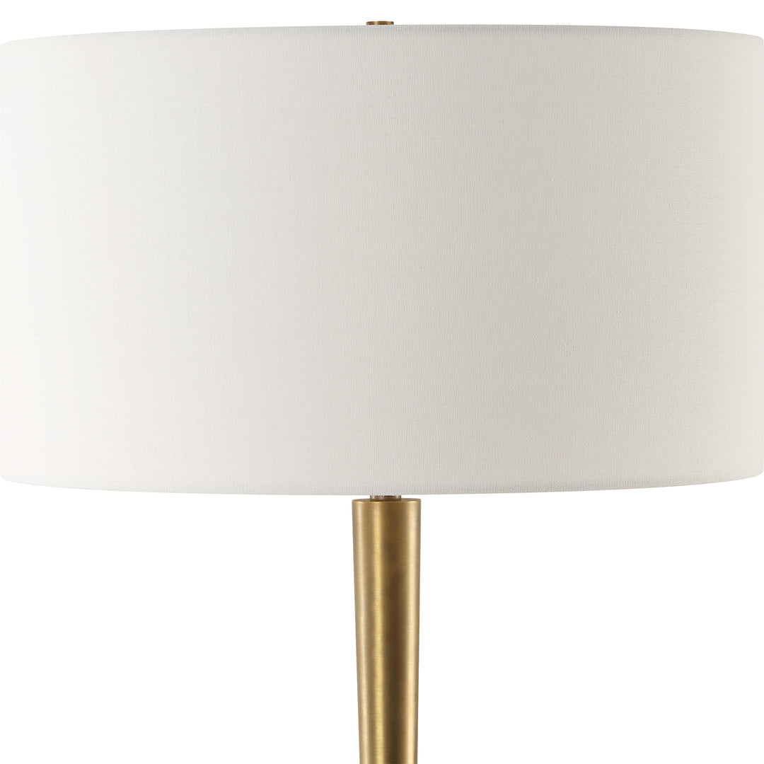 American Home Furniture | Uttermost - Avola White Marble Table Lamp