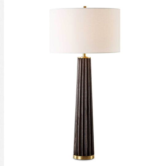 American Home Furniture Uttermost Forage Dark Scalloped Table Lamp