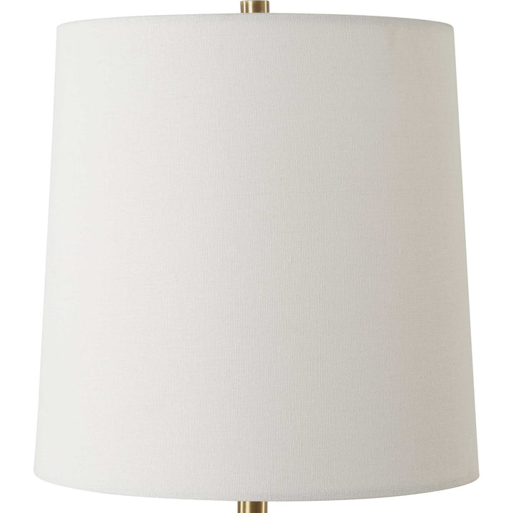 American Home Furniture Uttermost Indent Travertine Accent Lamp