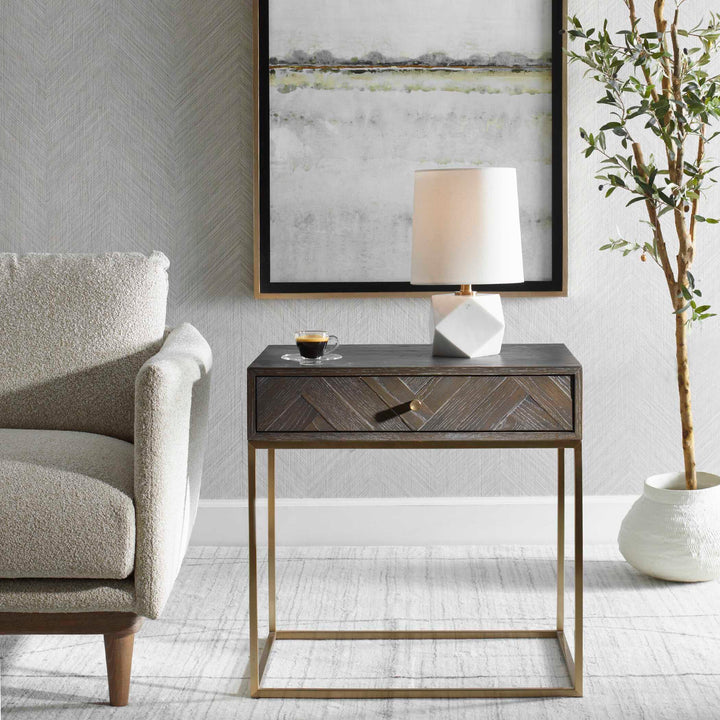 American Home Furniture Uttermost A Cut Above Table Lamp