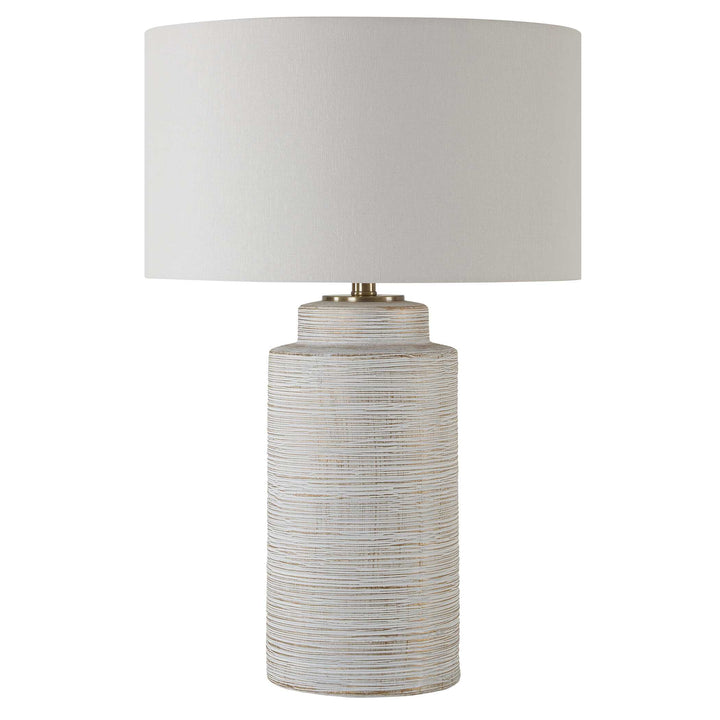 American Home Furniture Uttermost Crimp Ribbed Table Lamp