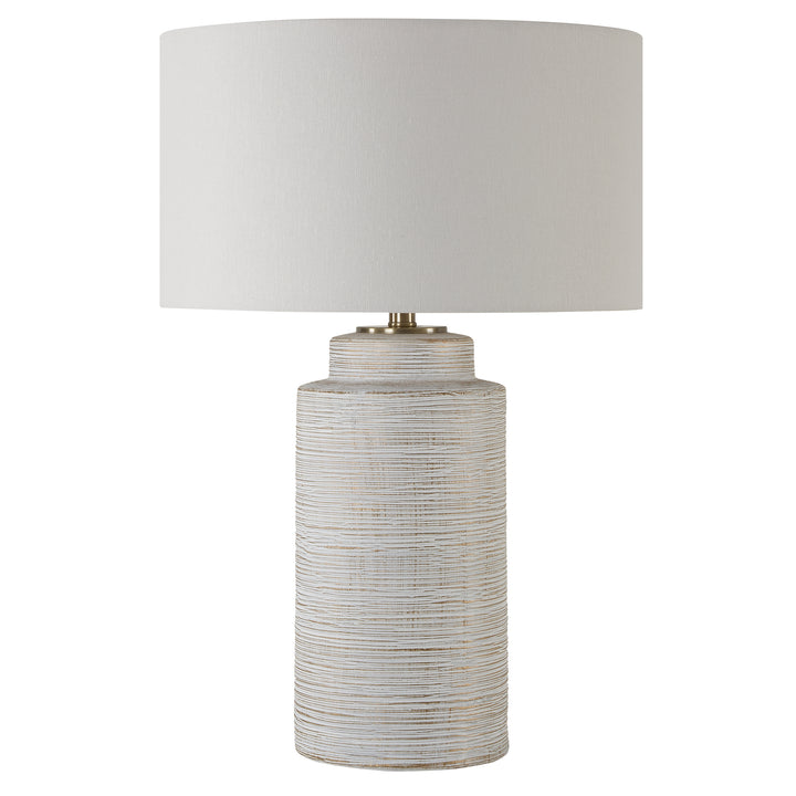 American Home Furniture | Uttermost - Crimp Ribbed Table Lamp