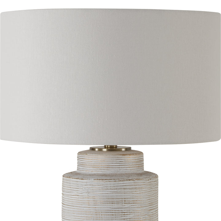 American Home Furniture | Uttermost - Crimp Ribbed Table Lamp