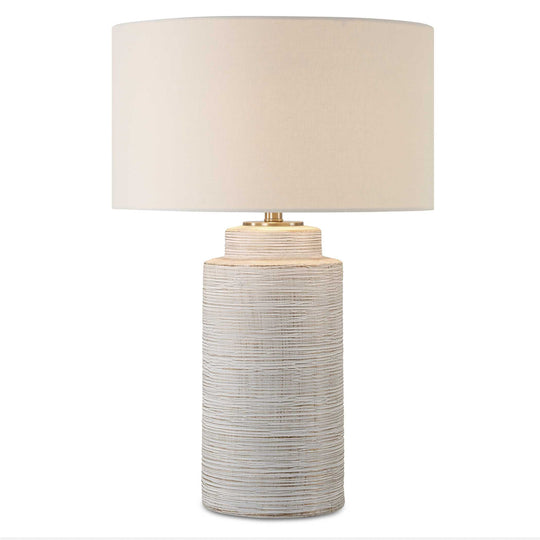American Home Furniture Uttermost Crimp Ribbed Table Lamp