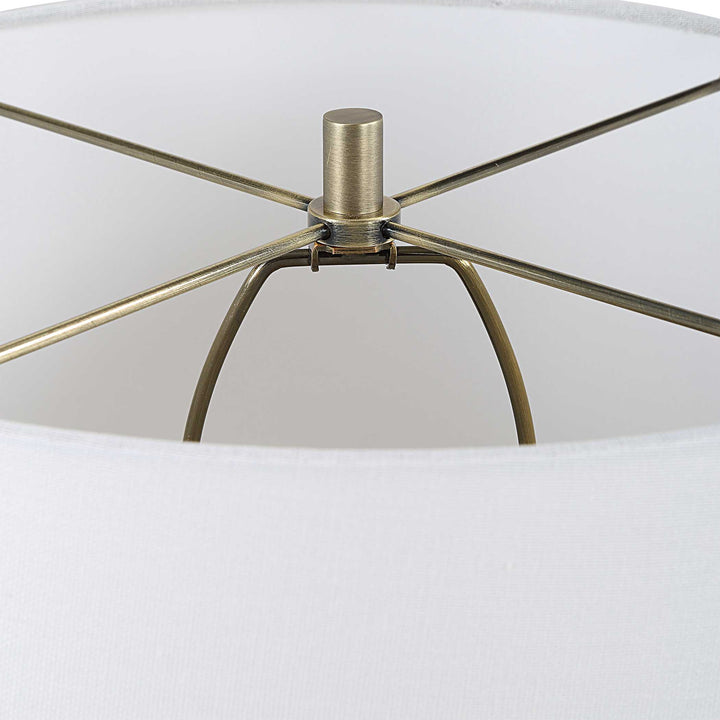 American Home Furniture Uttermost Liora White Table Lamp