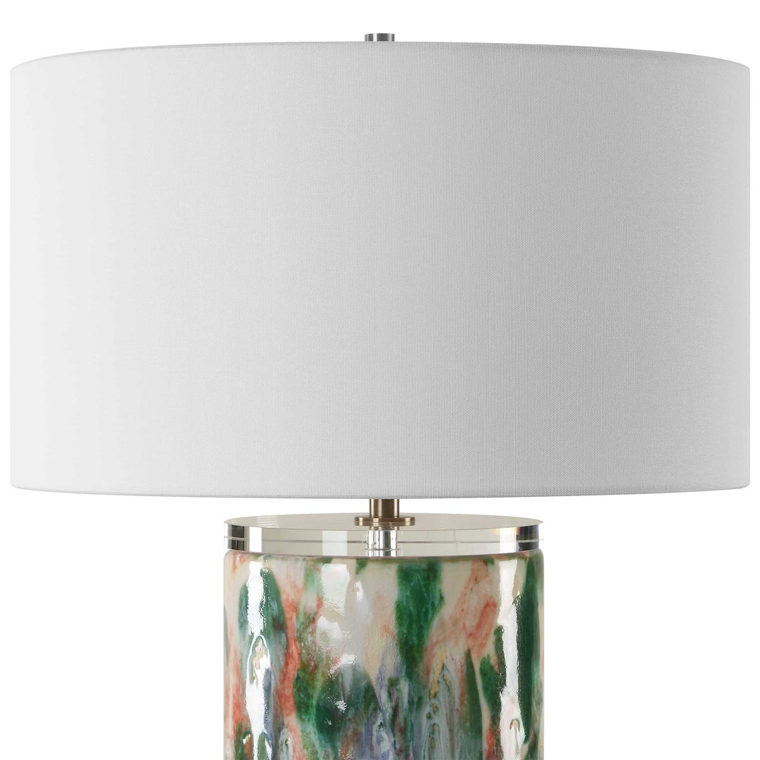 American Home Furniture Uttermost Verdant Multi-Colored Table Lamp