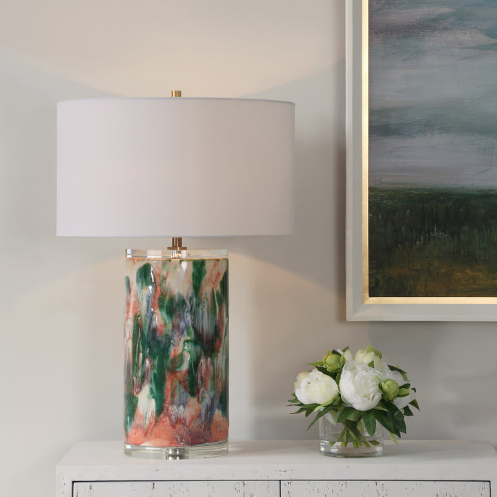 American Home Furniture | Uttermost - Verdant Multi-Colored Table Lamp