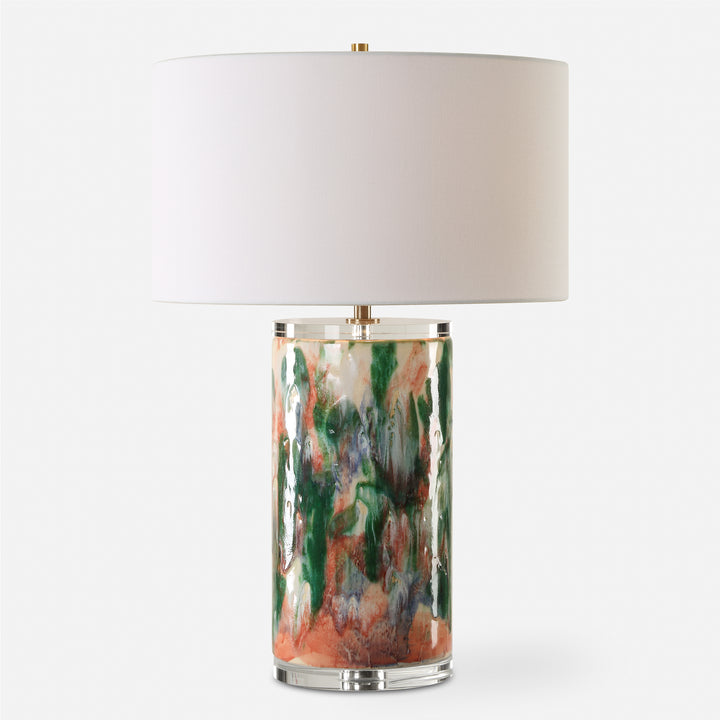 American Home Furniture | Uttermost - Verdant Multi-Colored Table Lamp