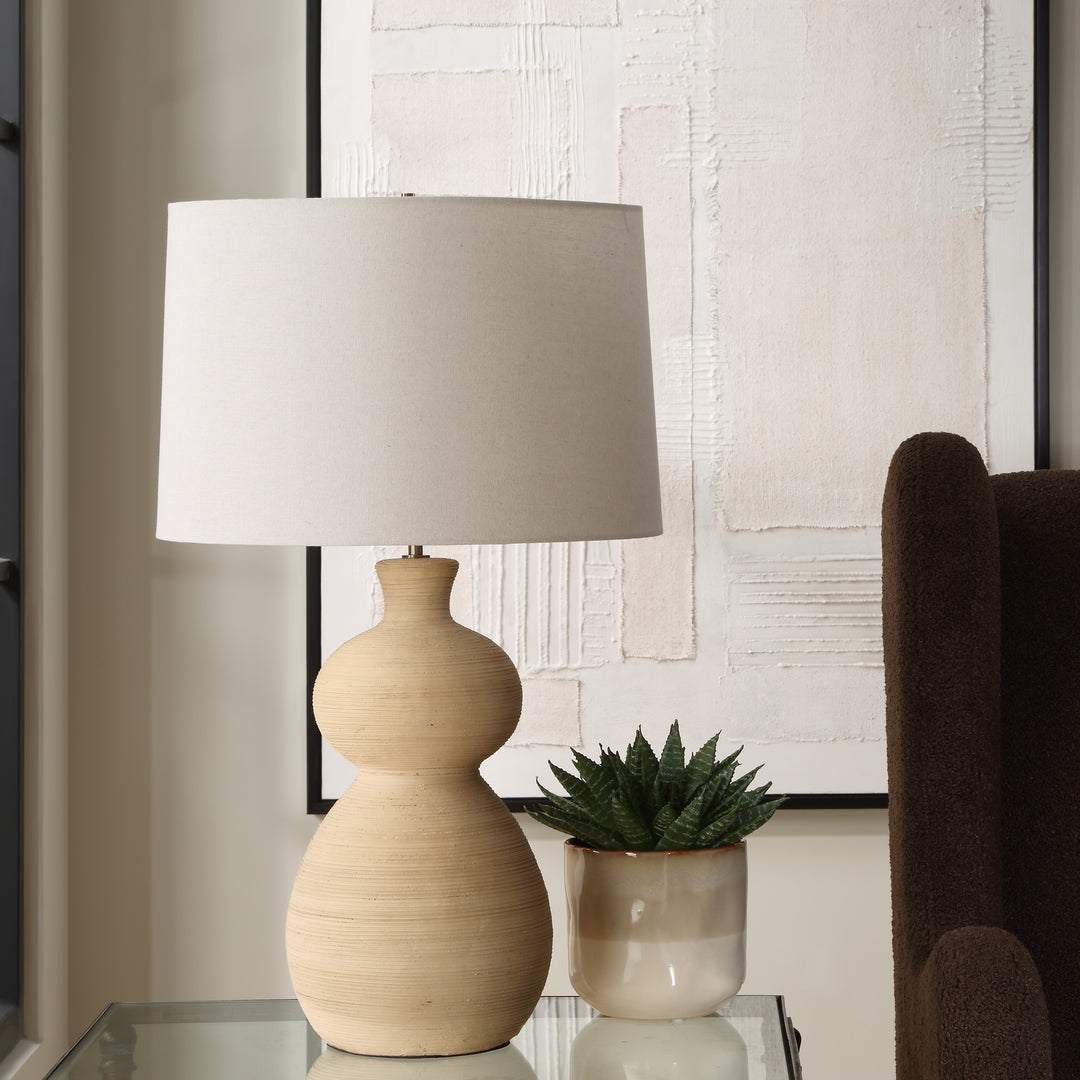 American Home Furniture | Uttermost - Pueblo Fired Clay Table Lamp