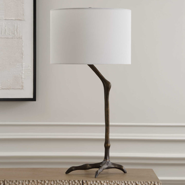 American Home Furniture Uttermost Perch Bird-Leg Table Lamp