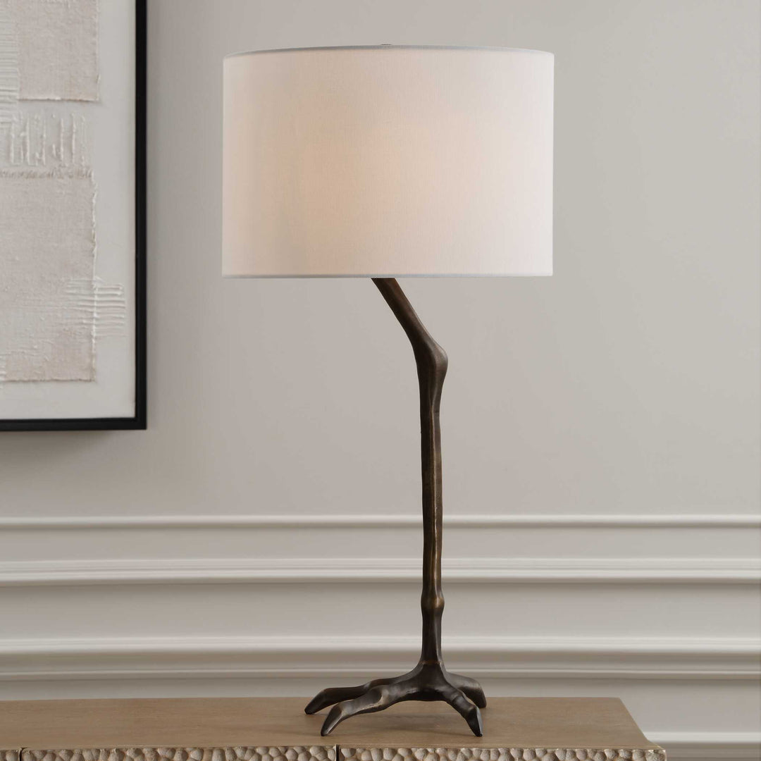 American Home Furniture Uttermost Perch Bird-Leg Table Lamp