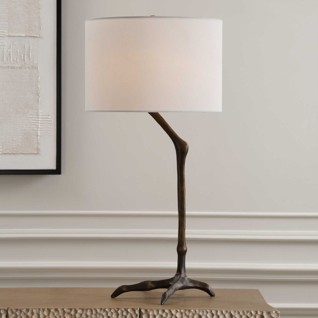 American Home Furniture Uttermost Perch Bird-Leg Table Lamp