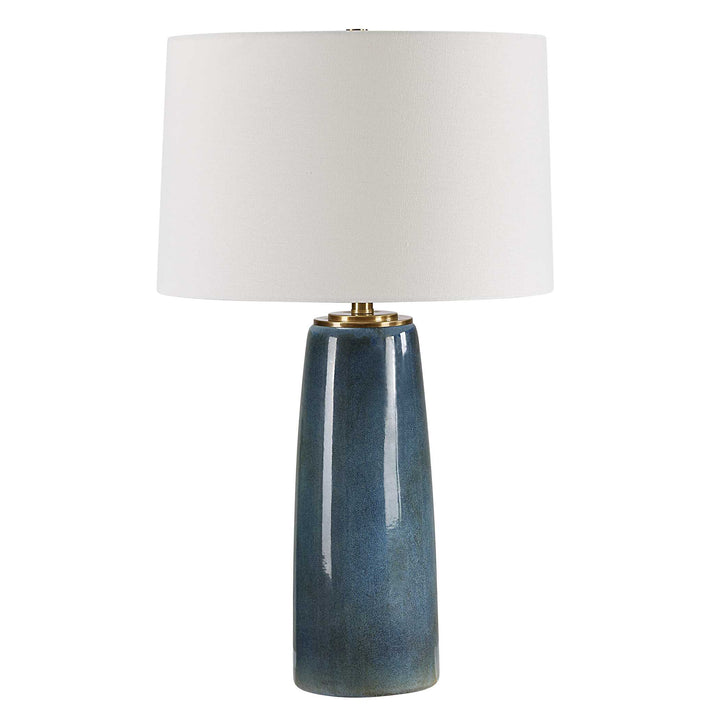 American Home Furniture Uttermost Submerged Deep Blue Table Lamp