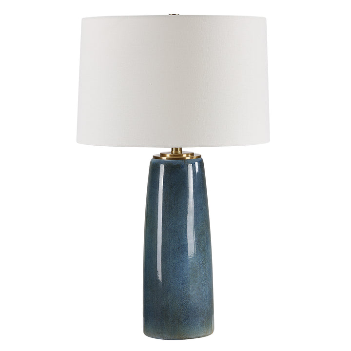 American Home Furniture | Uttermost - Submerged Deep Blue Table Lamp