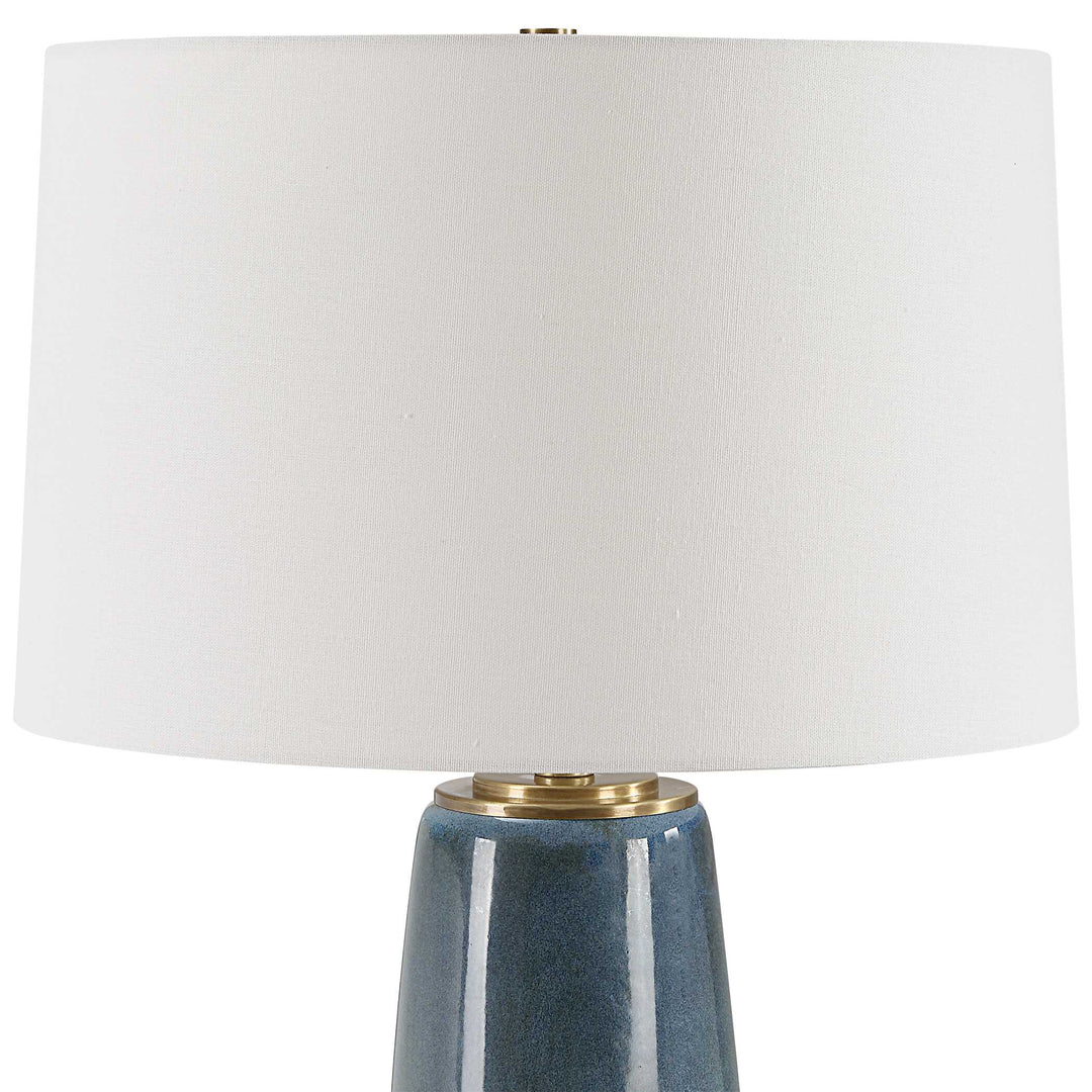 American Home Furniture Uttermost Submerged Deep Blue Table Lamp