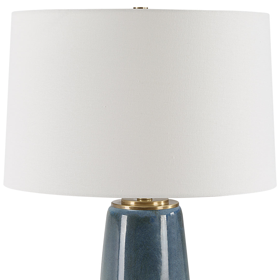 American Home Furniture | Uttermost - Submerged Deep Blue Table Lamp