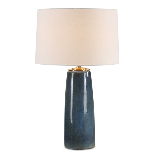 American Home Furniture Uttermost Submerged Deep Blue Table Lamp