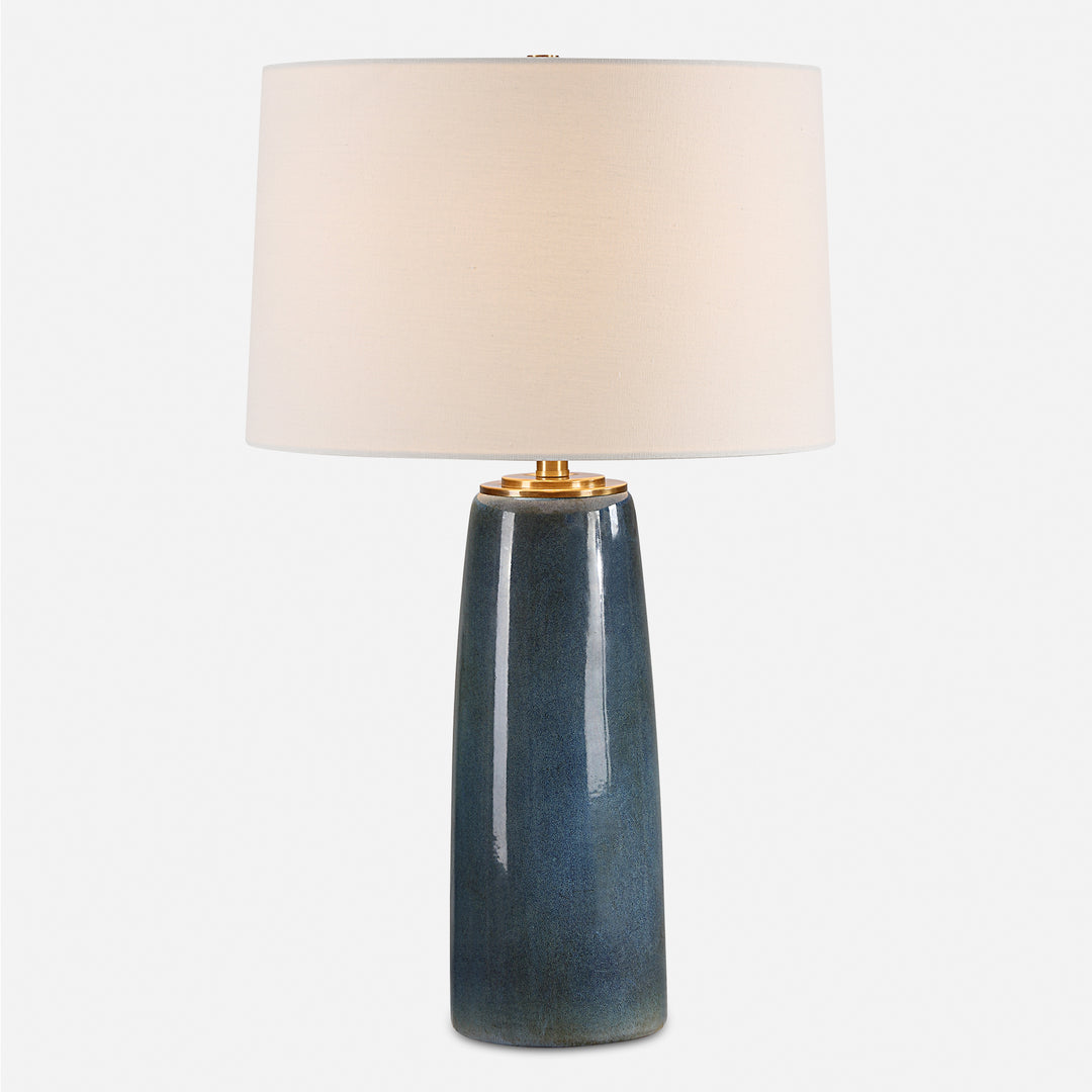 American Home Furniture | Uttermost - Submerged Deep Blue Table Lamp