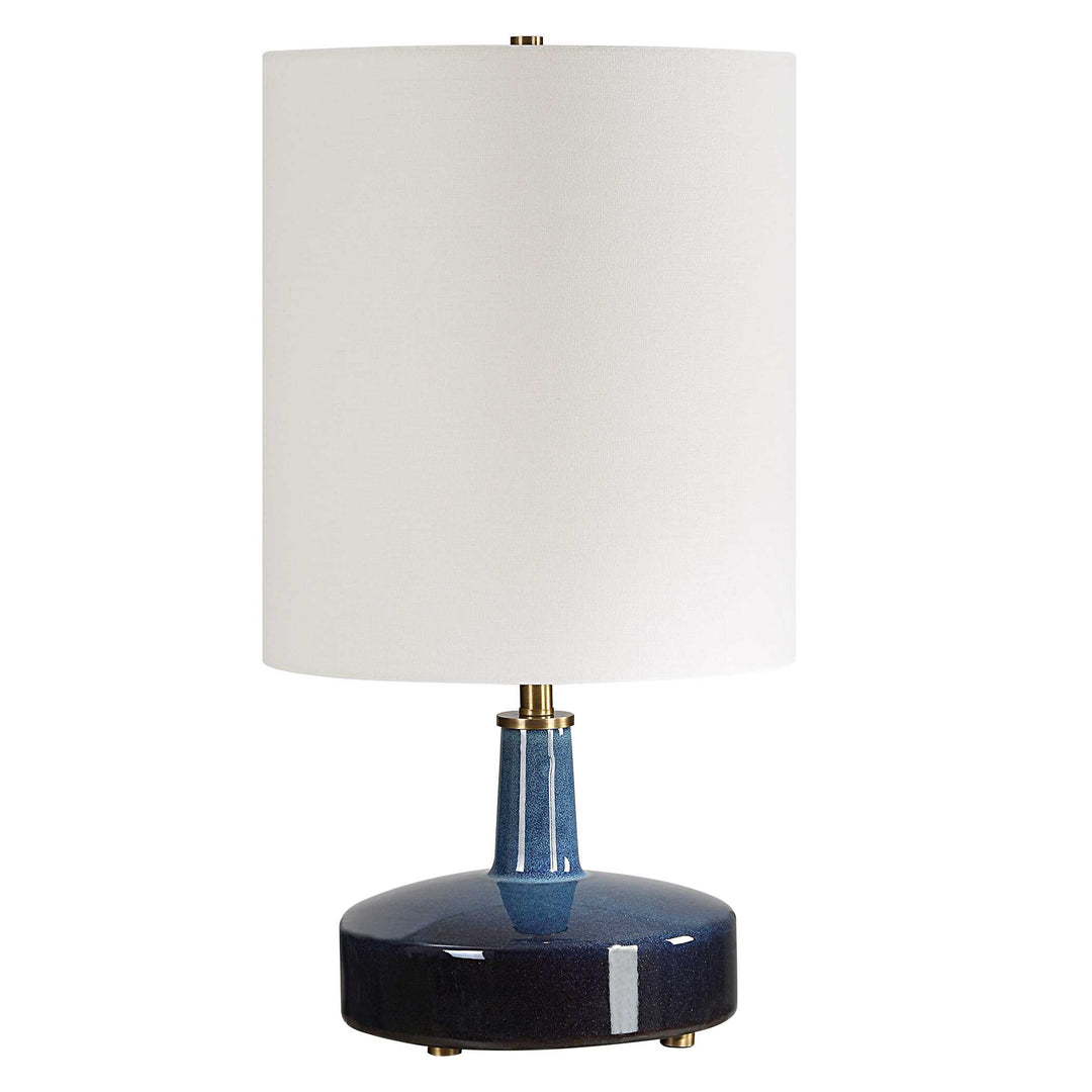 American Home Furniture Uttermost Abyss Blue Table Lamp