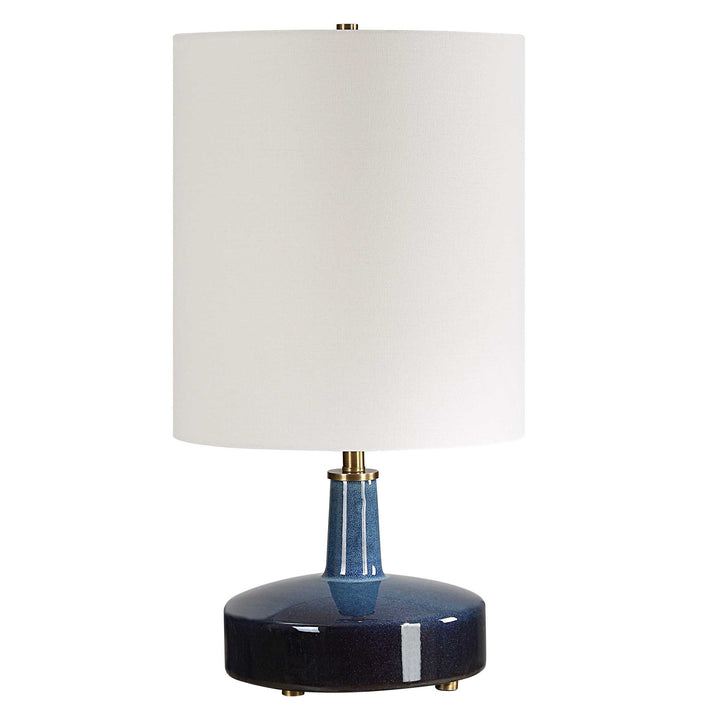 American Home Furniture Uttermost Abyss Blue Table Lamp