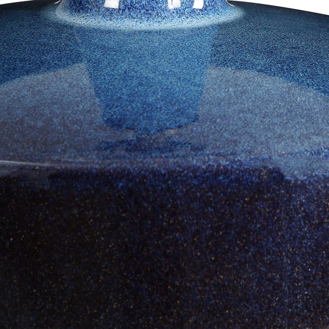 American Home Furniture Uttermost Abyss Blue Table Lamp