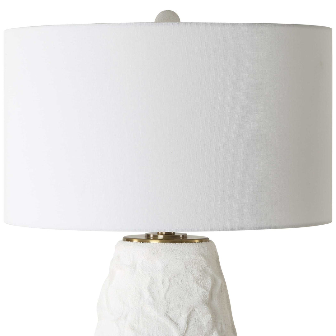American Home Furniture Uttermost Vida White Table Lamp