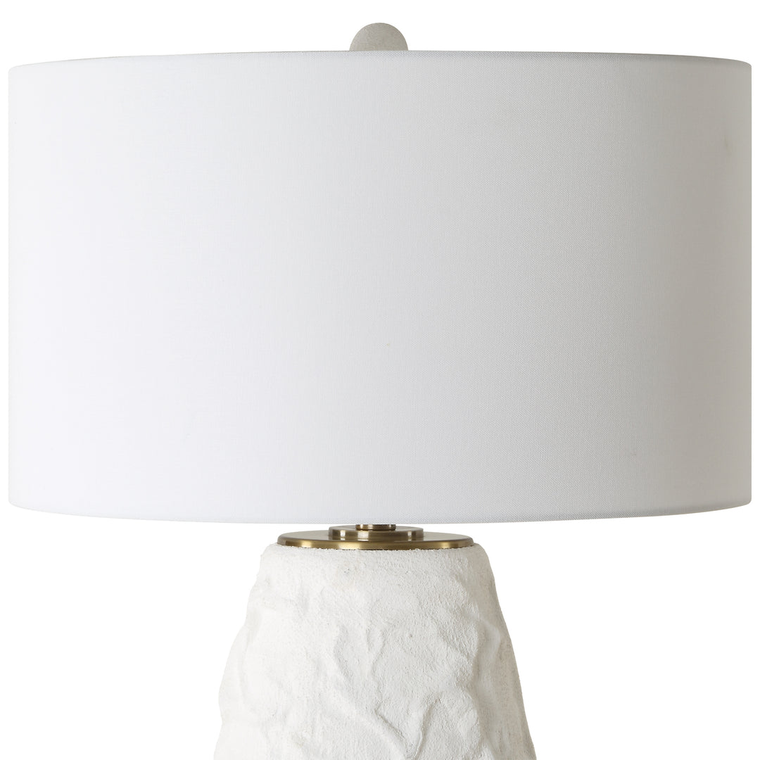 American Home Furniture | Uttermost - Vida White Table Lamp