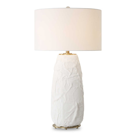 American Home Furniture Uttermost Vida White Table Lamp