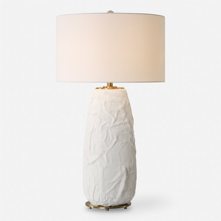 American Home Furniture | Uttermost - Vida White Table Lamp