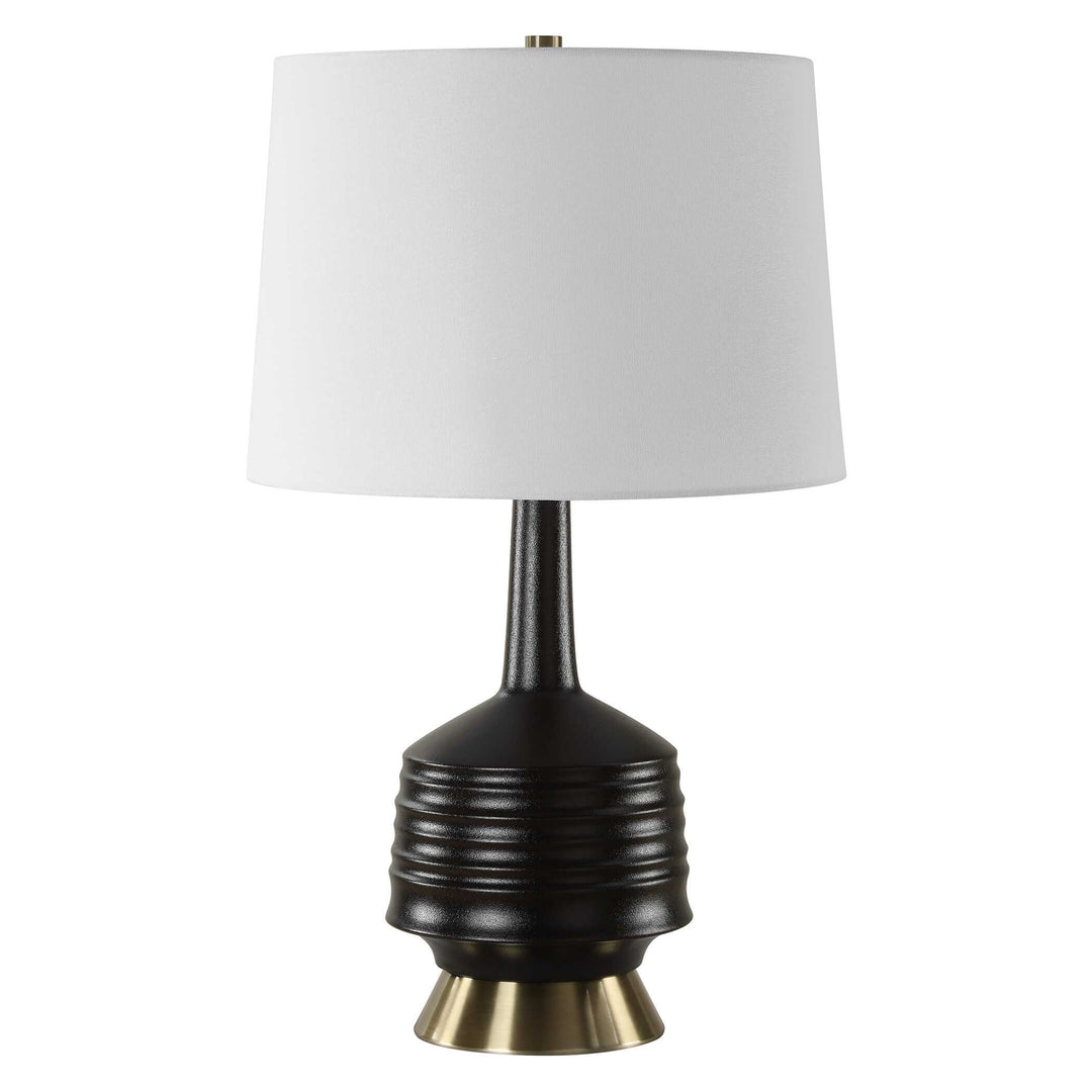 American Home Furniture Uttermost Foster Black Glaze Table Lamp