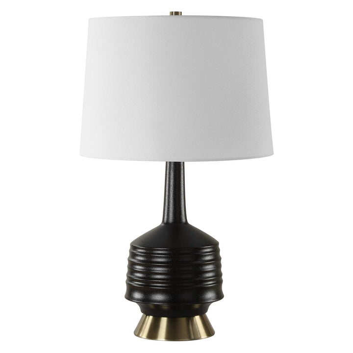 American Home Furniture Uttermost Foster Black Glaze Table Lamp