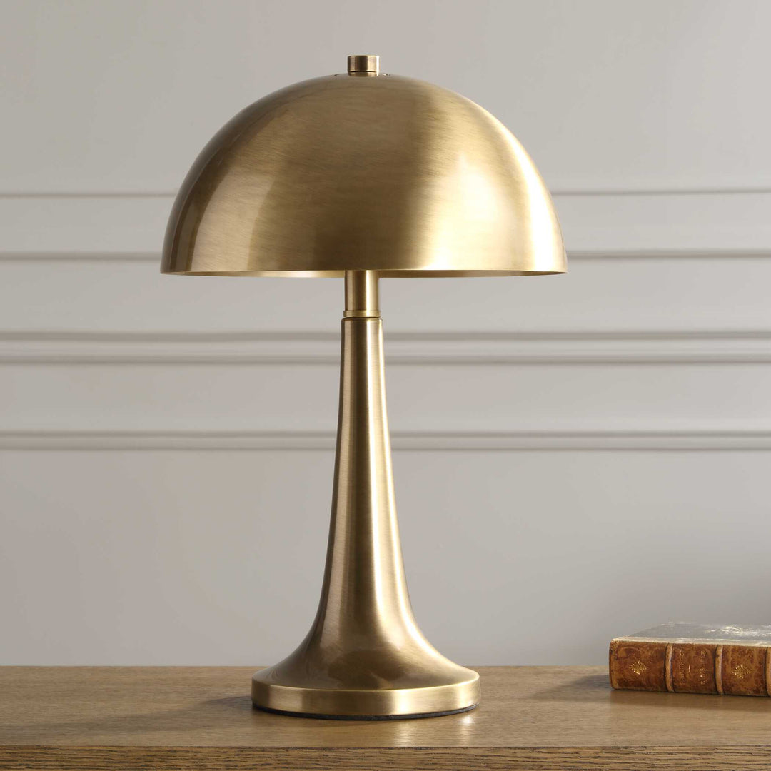 American Home Furniture Uttermost Dame Brass Table Lamp