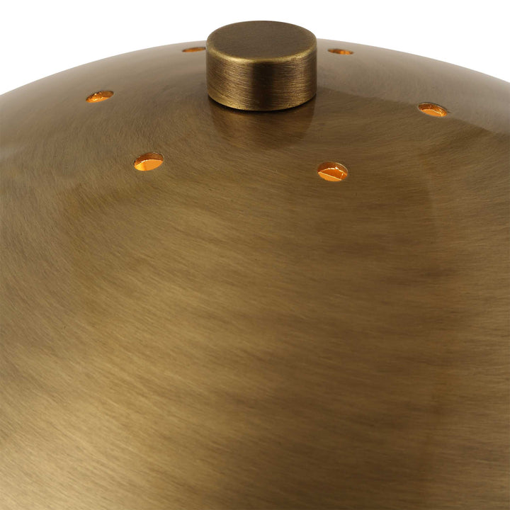 American Home Furniture Uttermost Dame Brass Table Lamp