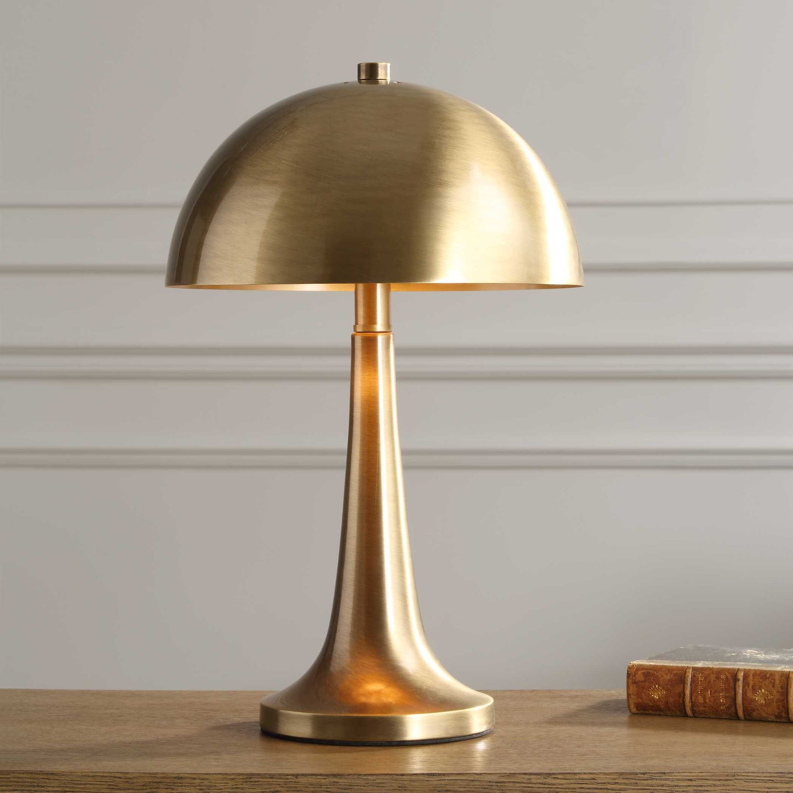 American Home Furniture Uttermost Dame Brass Table Lamp