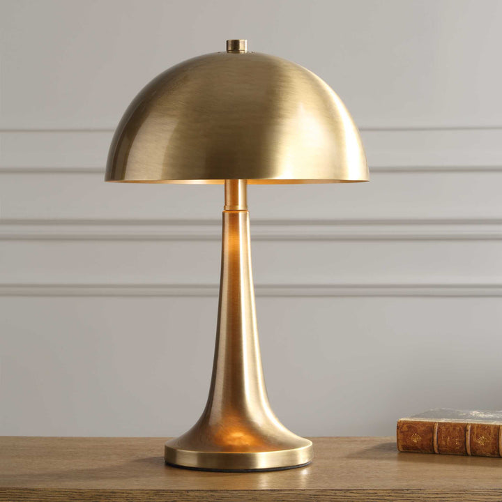 American Home Furniture Uttermost Dame Brass Table Lamp