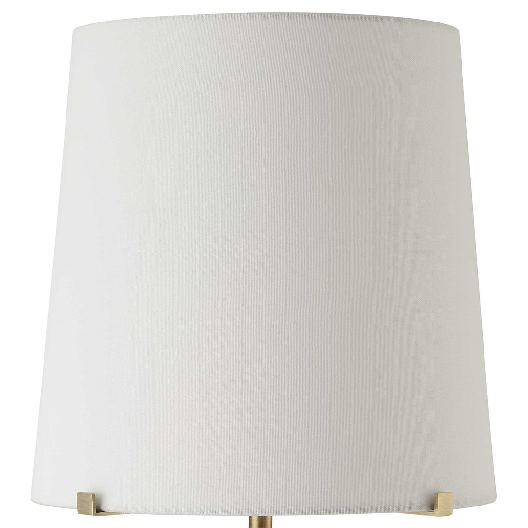 American Home Furniture Uttermost Sepia Brown Marble Buffet Lamp