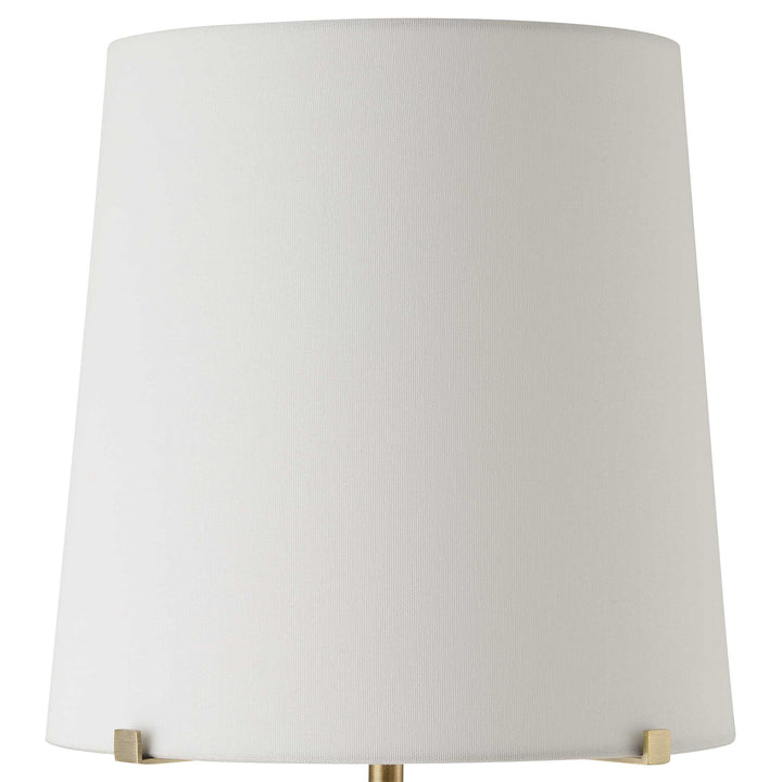 American Home Furniture Uttermost Sepia Brown Marble Buffet Lamp