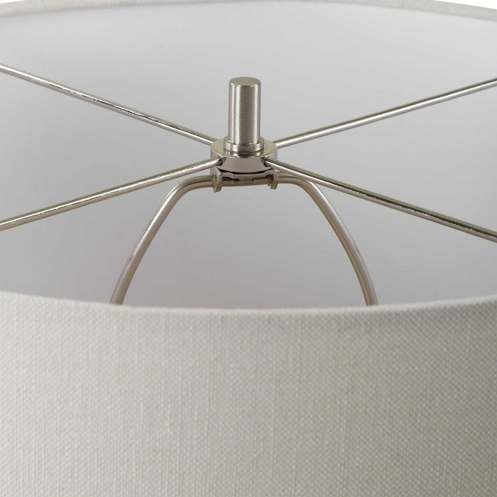American Home Furniture Uttermost Haven White Glaze Table Lamp