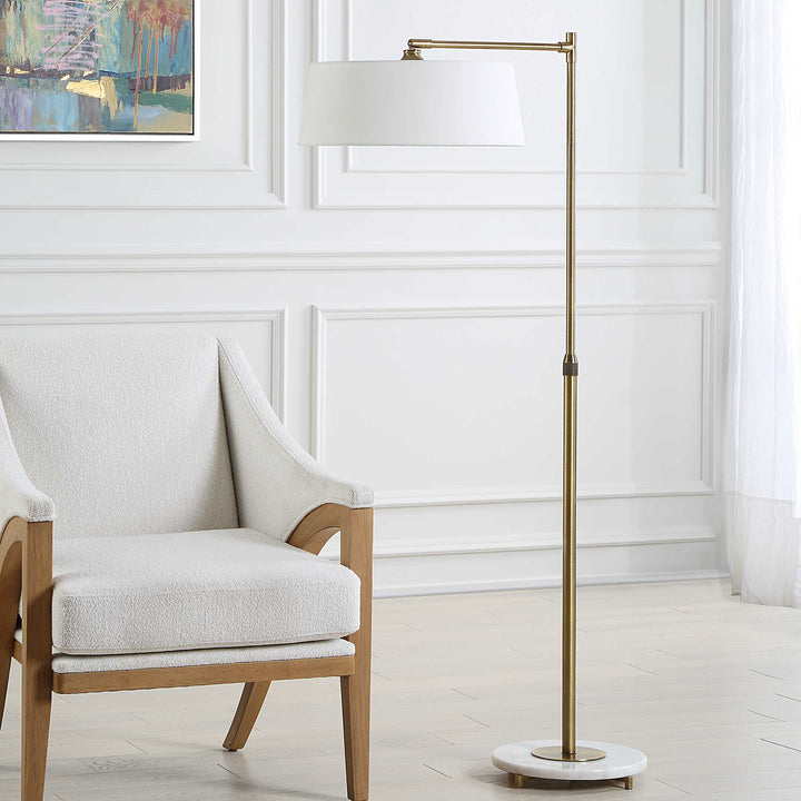 American Home Furniture Uttermost Branch Out Brass Floor Lamp