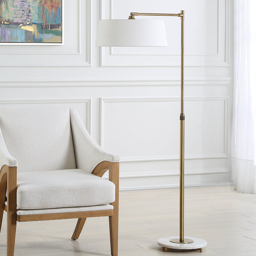 American Home Furniture | Uttermost - Branch Out Brass Floor Lamp