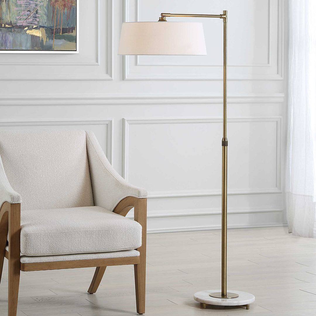 American Home Furniture Uttermost Branch Out Brass Floor Lamp