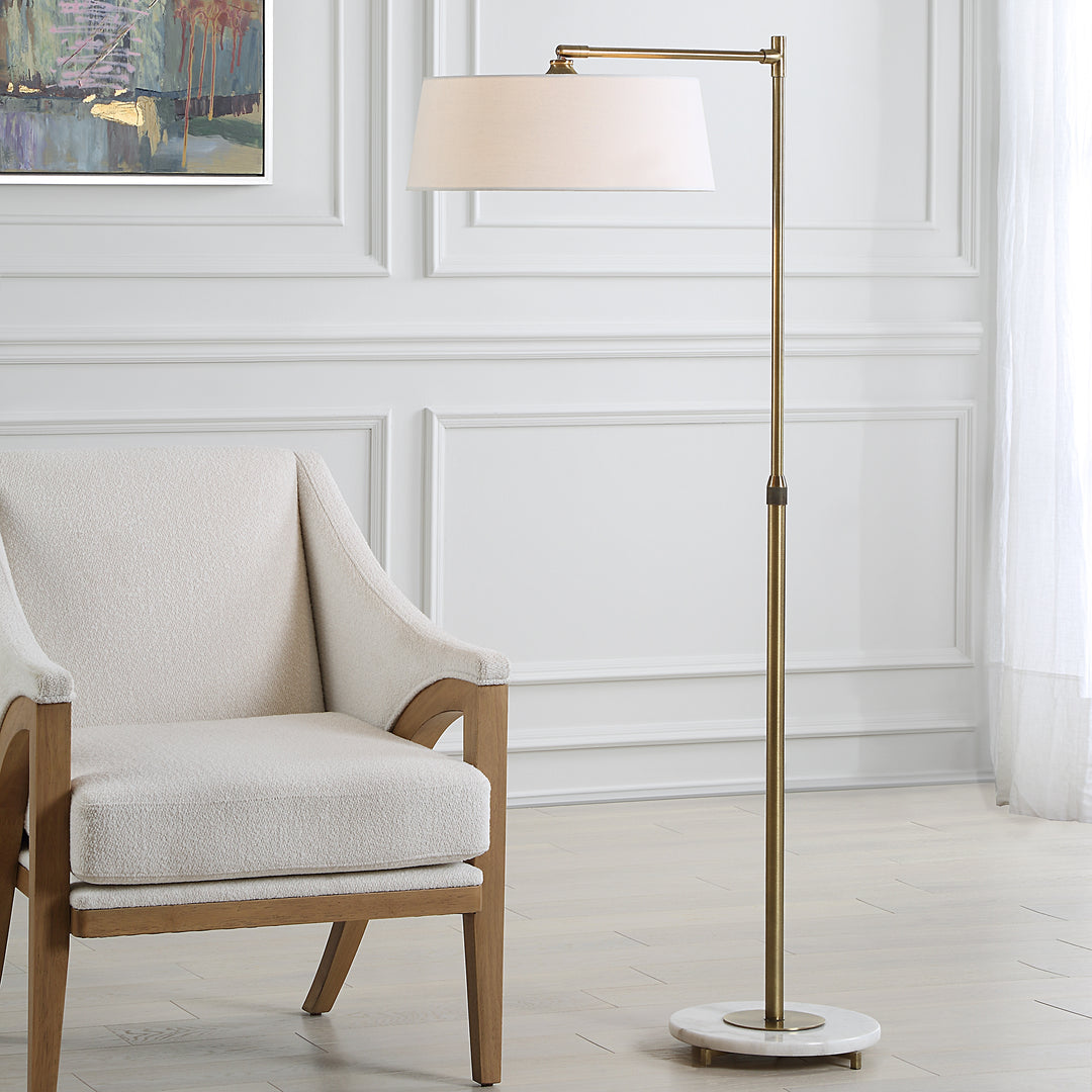 American Home Furniture | Uttermost - Branch Out Brass Floor Lamp