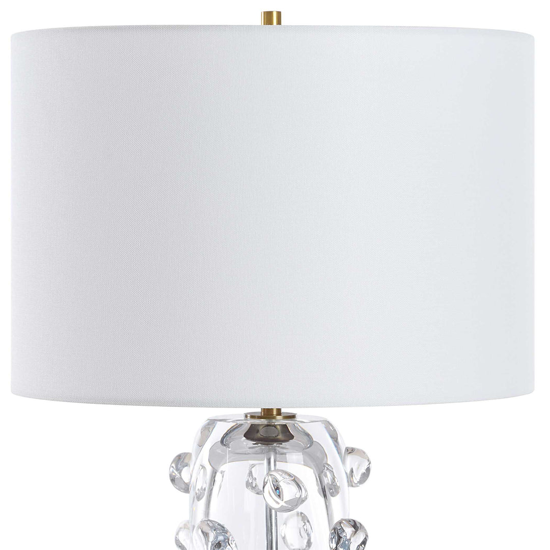 American Home Furniture Uttermost Aura Clear Glass Table Lamp