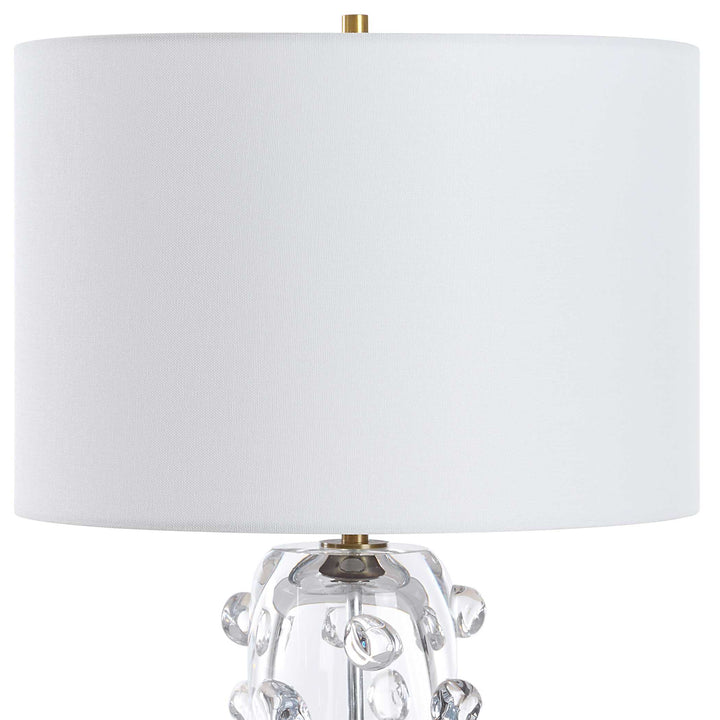 American Home Furniture Uttermost Aura Clear Glass Table Lamp