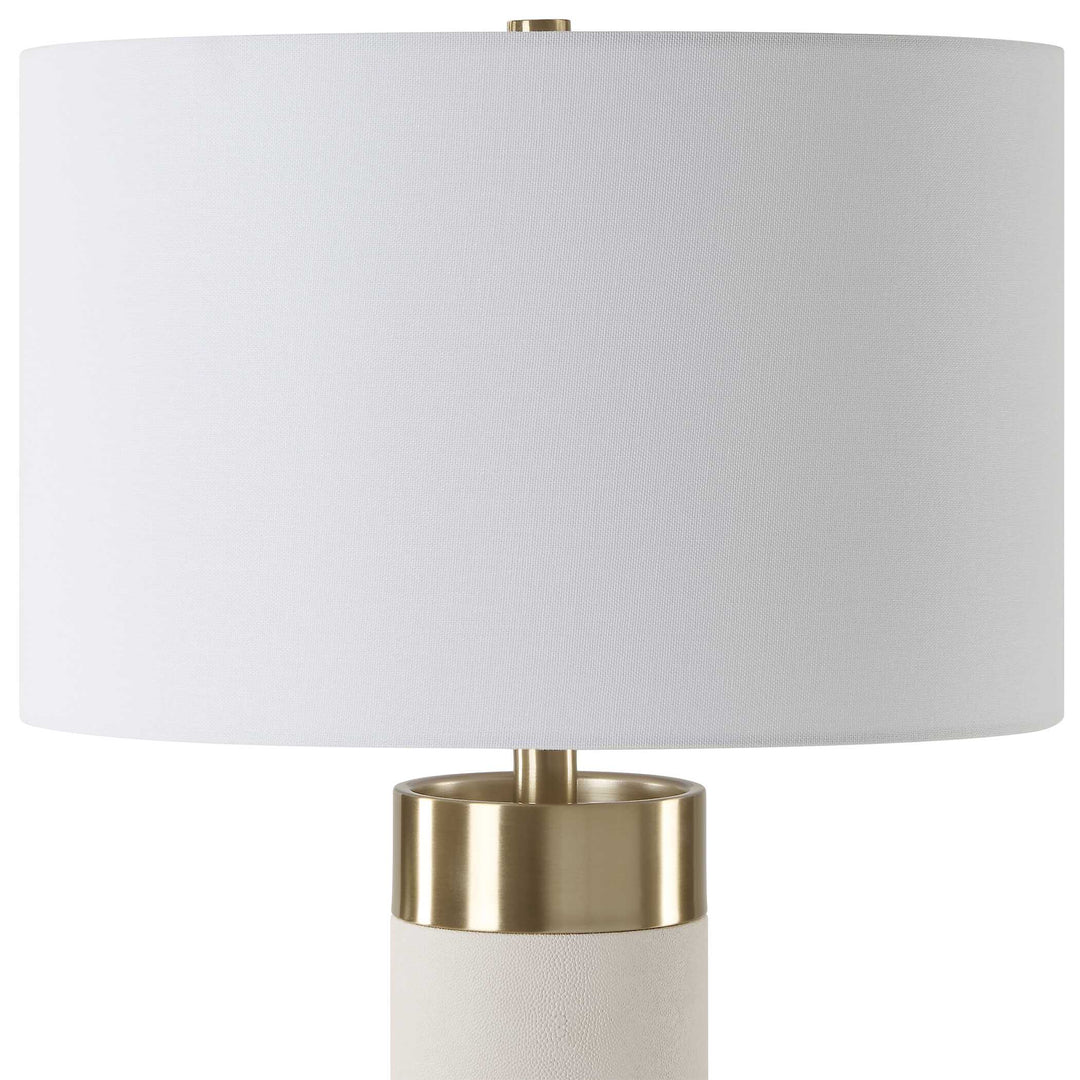 American Home Furniture Uttermost Wessex White Table Lamp